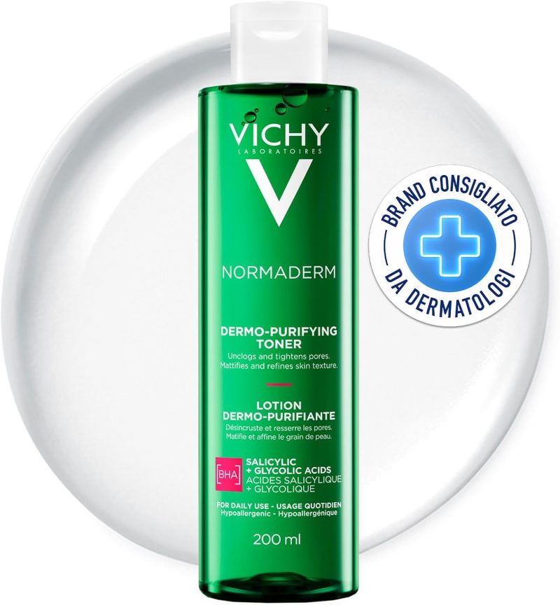 Vichy Нормадерм тоник очищающий сужающий поры для всех типов кожи лица 200 мл