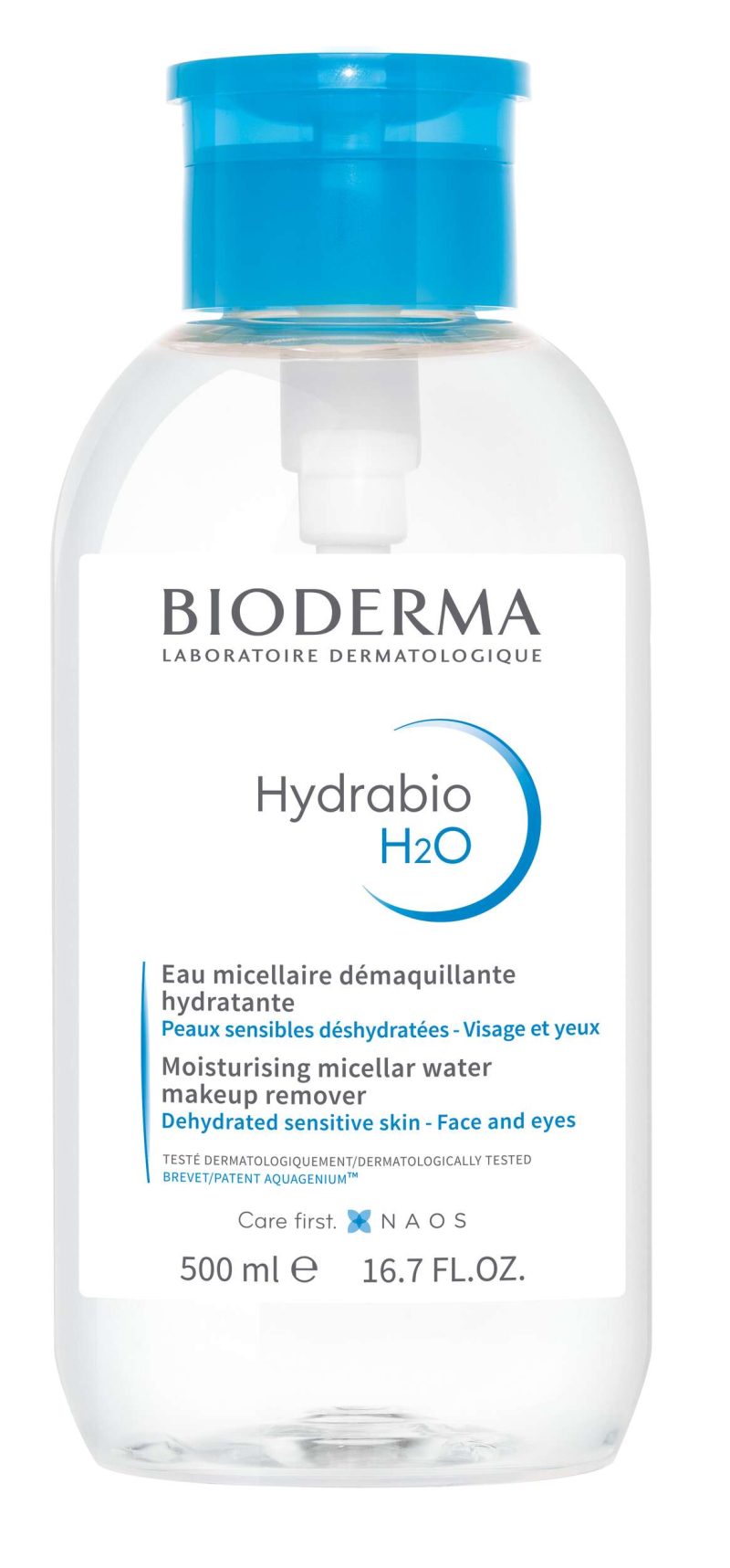 Bioderma Гидрабио Н2О мицеллярная вода 500 мл помпа