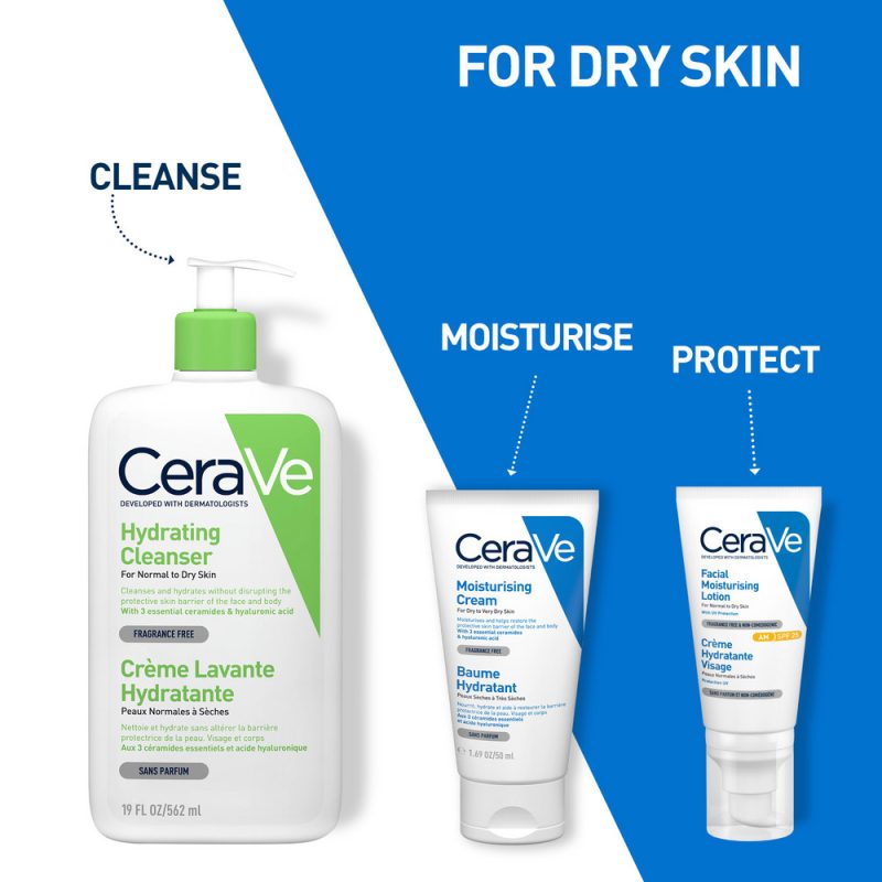 Cerave Крем увлаж для сухой и  очень сухой кожи 50 мл
