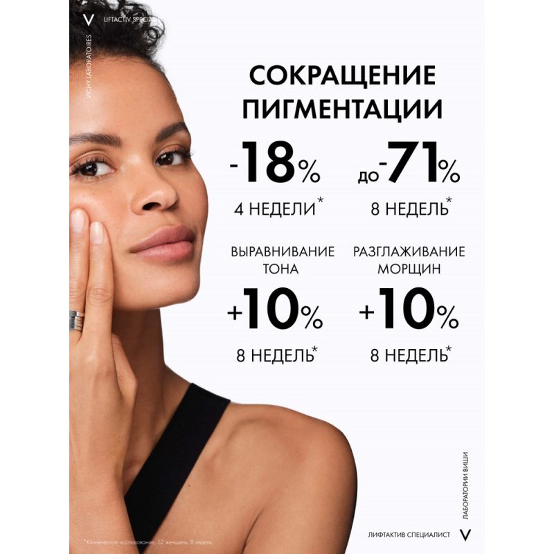Vichy Лифтактив сыворотка с витамином В3 против пигментации и морщин 30 мл