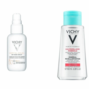 Vichy Набор Capital Soleil увлаж.наб. UV-age daily 40 мл + миц.вода 100 мл
