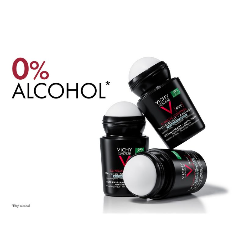 VICHY DEODORANT Clinical control мужской 2x50ML 96H набор мужской дезодорант