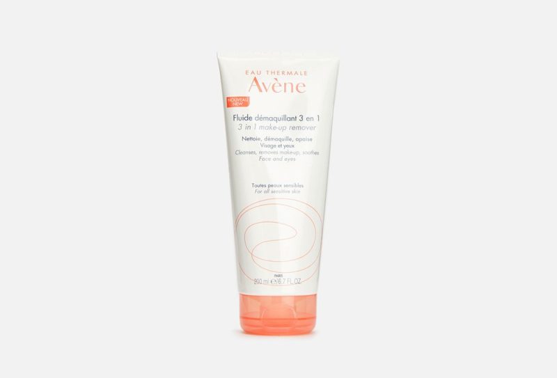 Флюид для снятия макияжа 3в1 EAU THERMALE AVENE Fluide demaquillant, 200 мл