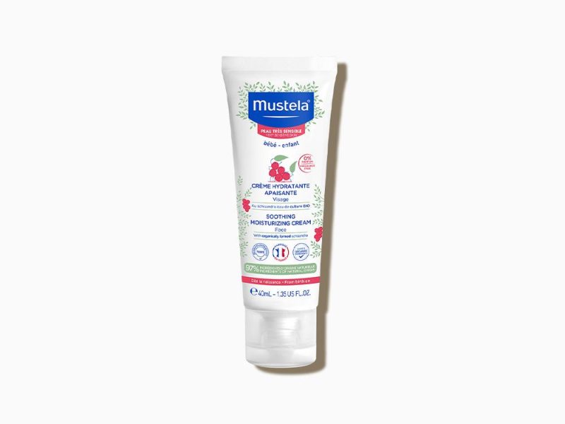 MUSTELA Успокаивающий увлажняющий крем для лица Soothing Moisturizing Cream, 40 мл