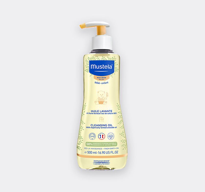 MUSTELA Гипоаллергенное очищающее масло для сухой кожи Cleansing Oil, 500 мл