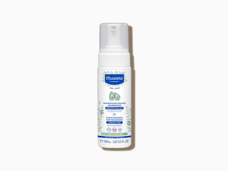 MUSTELA Шампунь-пенка от молочных корочек Shampoo for Newborns, 150 мл