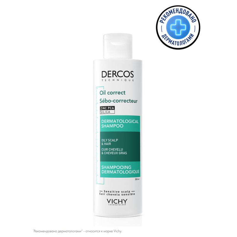 Vichy Деркос себорегул. шампунь 200 мл