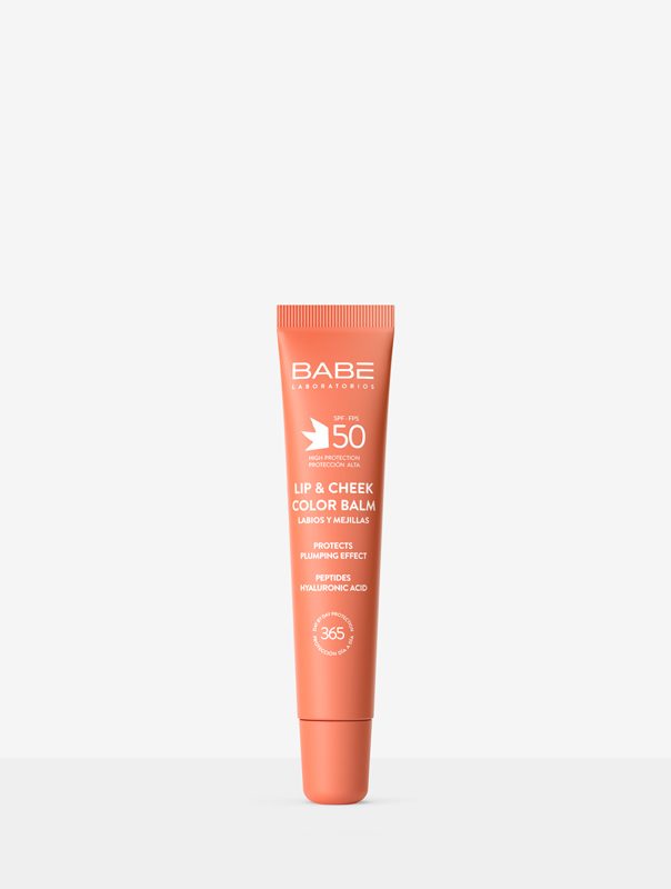 Солнцезащитный Бальзам-Тинт Для Губ И Щек SPF 50 С Гиалуроновой Кислотой И Пептидами ТОН NUDE