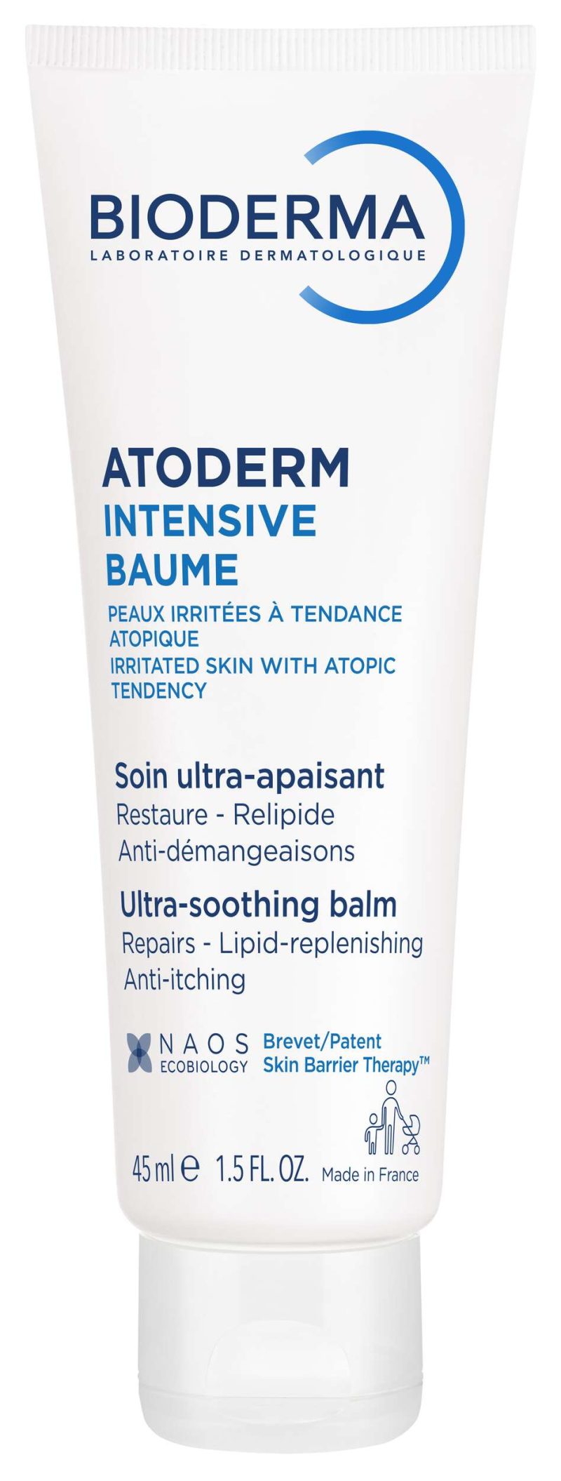 Bioderma Atoderm бальзам для тела и лица восстанавливающий увлажняющий для сухой и атопичной кожи, 45 мл