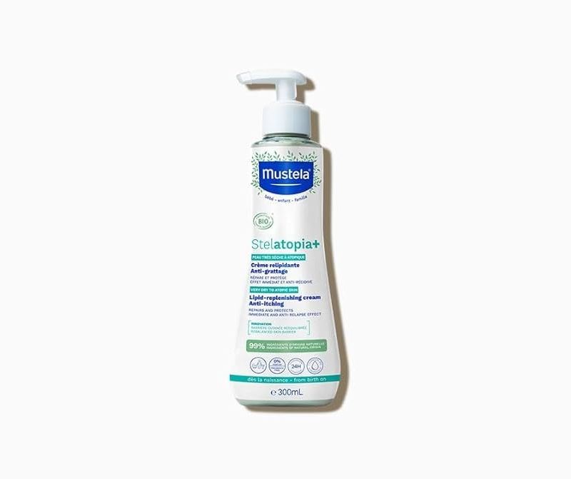 Органический липидовосстанавливающий крем против зуда Mustela Stelatopia+ Organic Lipid-Replenishing Anti-Itching Cream 300 мл