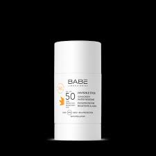 BABE LABORATORIOS Стик солнцезащитный невидимый водостойкий SPF50 30гр